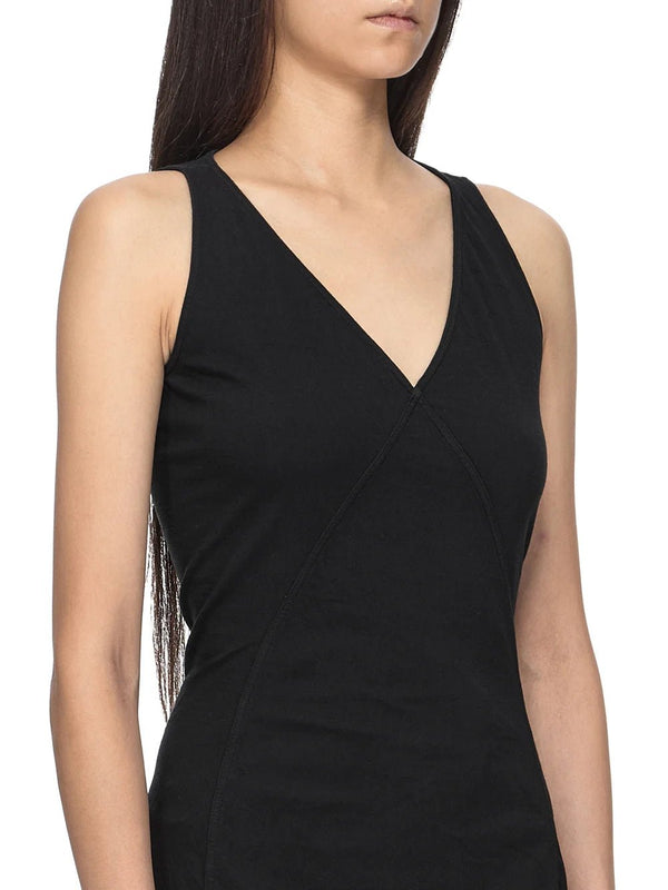 V Neck Column Dress