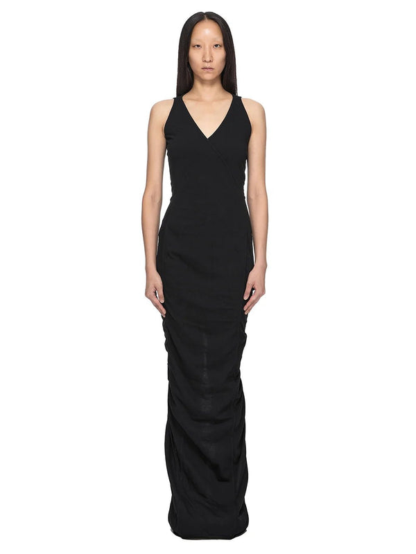 V Neck Column Dress