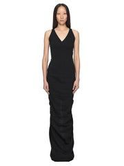 V Neck Column Dress