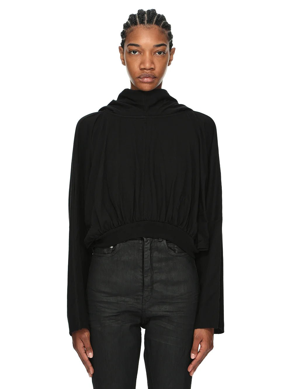 Cropped Hooded Top