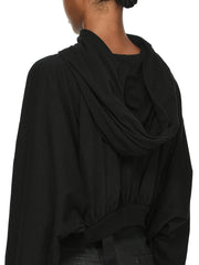 Cropped Hooded Top