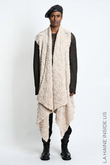 W5521 Gilet Ecru Unisex