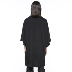 Oversized Print Tee Black - 917CPM4