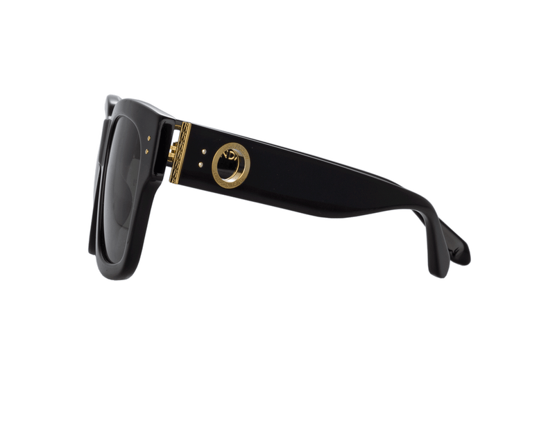 LFL1001C1 Amber Black/Gold Sunglasses