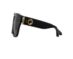 LFL1001C1 Amber Black/Gold Sunglasses