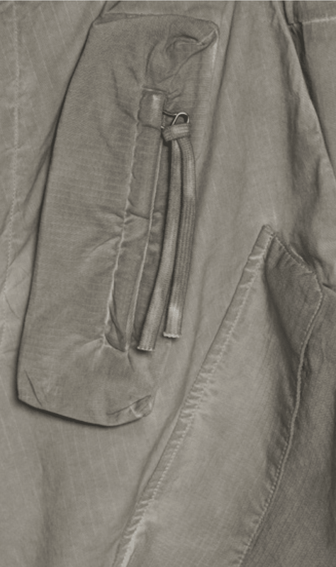 MASNADA Wide Leg Ripstop Trousers M3641