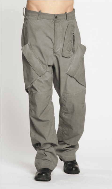 MASNADA Wide Leg Ripstop Trousers M3641