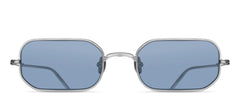Matsuda M3163 Brushed Silver / Cobalt