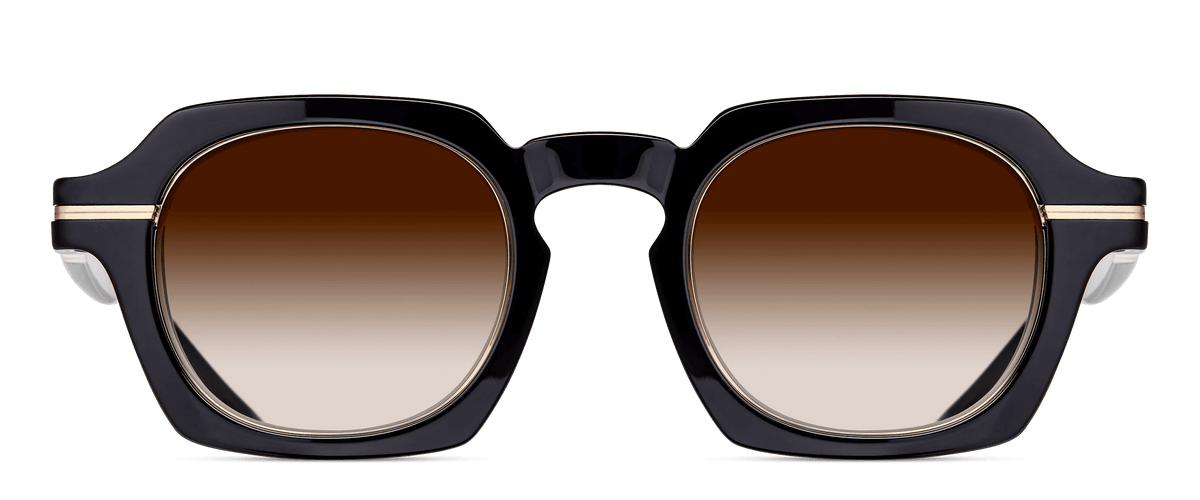 Matsuda M2055 Black / Brushed Gold