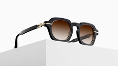 Matsuda M2055 Black / Brushed Gold