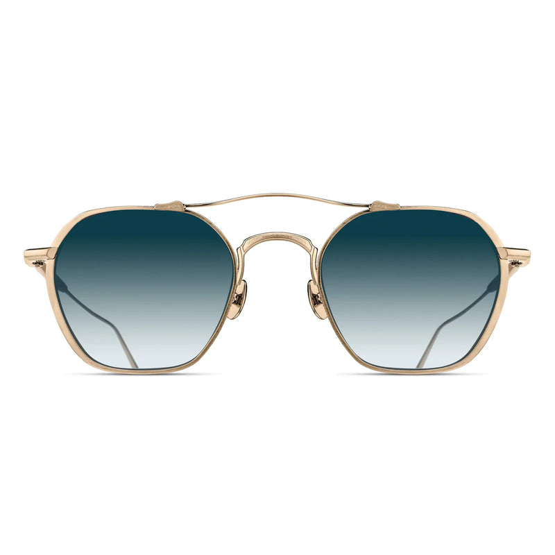 Matsuda M3145 Brushed Gold Blue Gradient