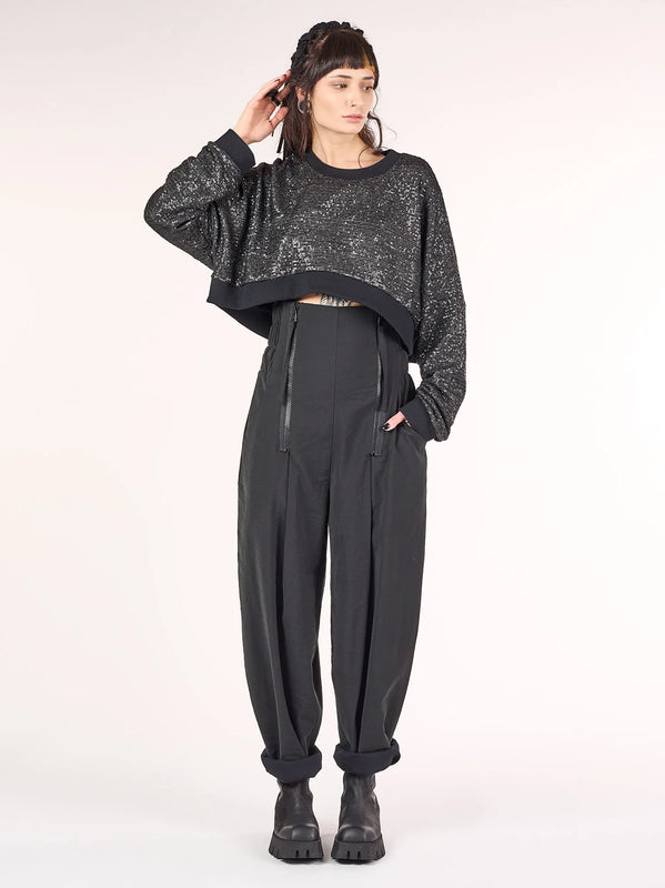 Gale Sequins Crop Top