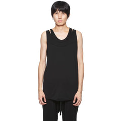 Layered Tank Tops Black - 899CUM4