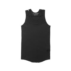 Layered Tank Tops Black - 899CUM4