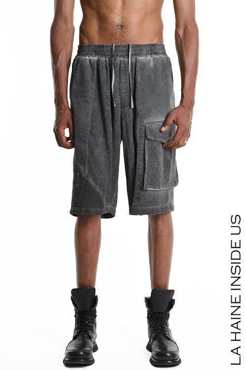 Linen Cold Dye Shorts M1274