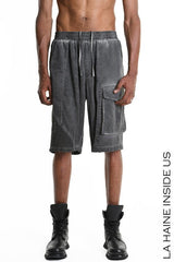 Linen Cold Dye Shorts M1274