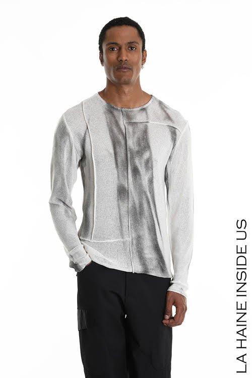 Spray Sweater White M1265