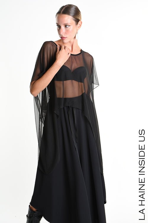 Tulle Stretch Top W5350