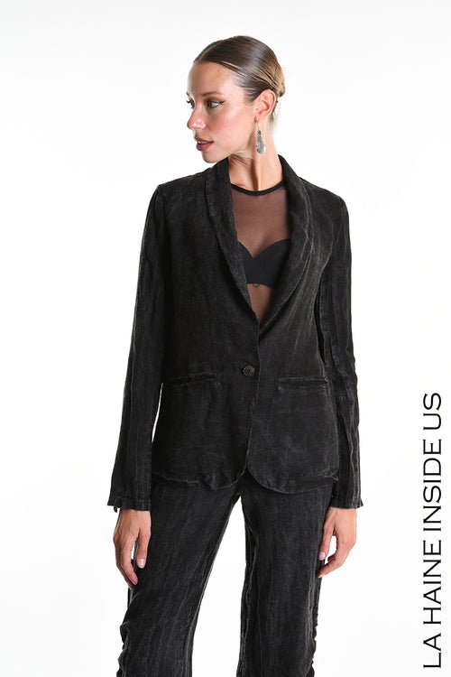Linen Blazer W5298