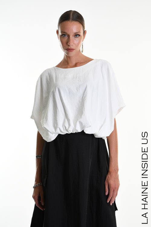 Crop Nylon Tee W5306