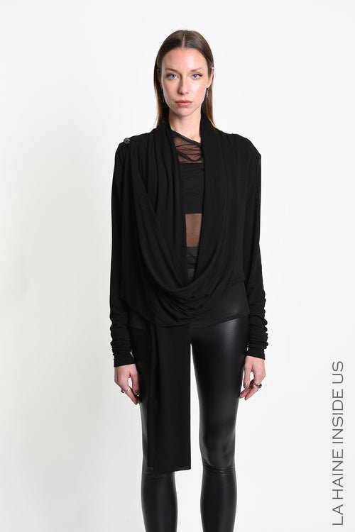 Asymmetric Cardigan W5455