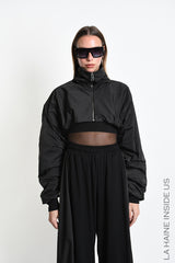 Crop Nylon Jacket W5485