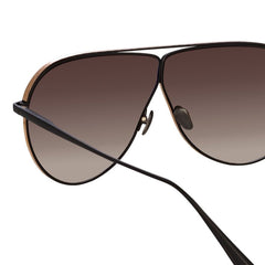 LFL1263 C1 HURA MATT BLK - ROSE GOLD - MOCHA