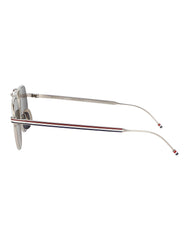 UES-918A Silver Iron Square Aviator Sunglasses