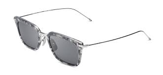 UES-916A Rectangular Sunglasses Grey Tort