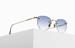 Matsuda M3104 A Brushed Gold/Blue